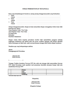 Detail Surat Izin Tetangga Nomer 19