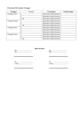 Detail Surat Izin Tetangga Nomer 34