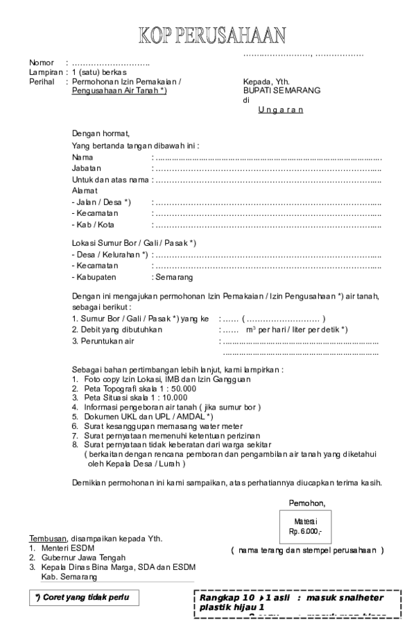 Detail Surat Izin Tetangga Nomer 39