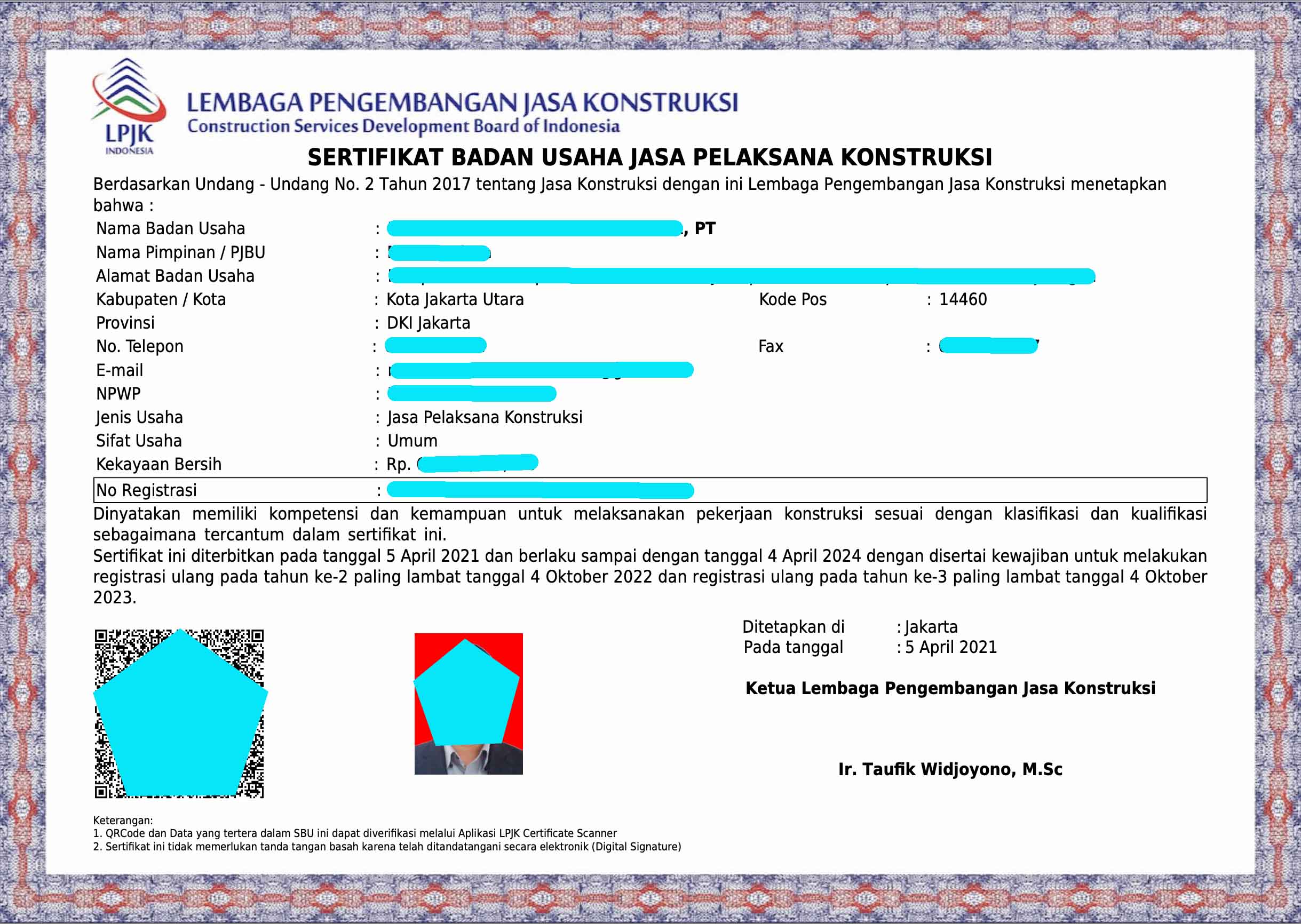 Detail Surat Izin Usaha Jasa Konstruksi Nomer 37