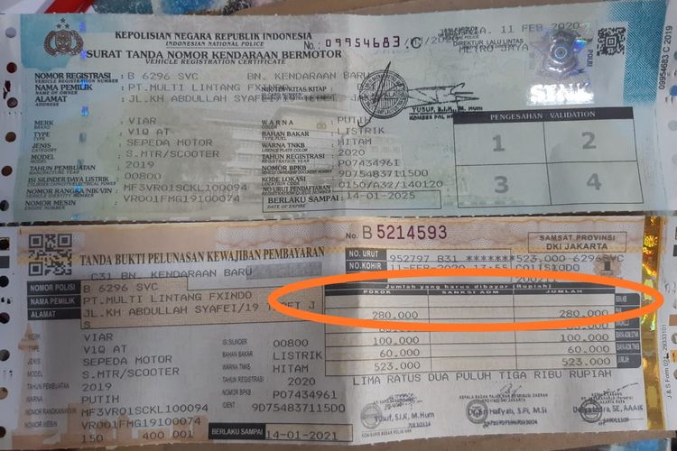 Detail Surat Jalan Kendaraan Baru Nomer 42