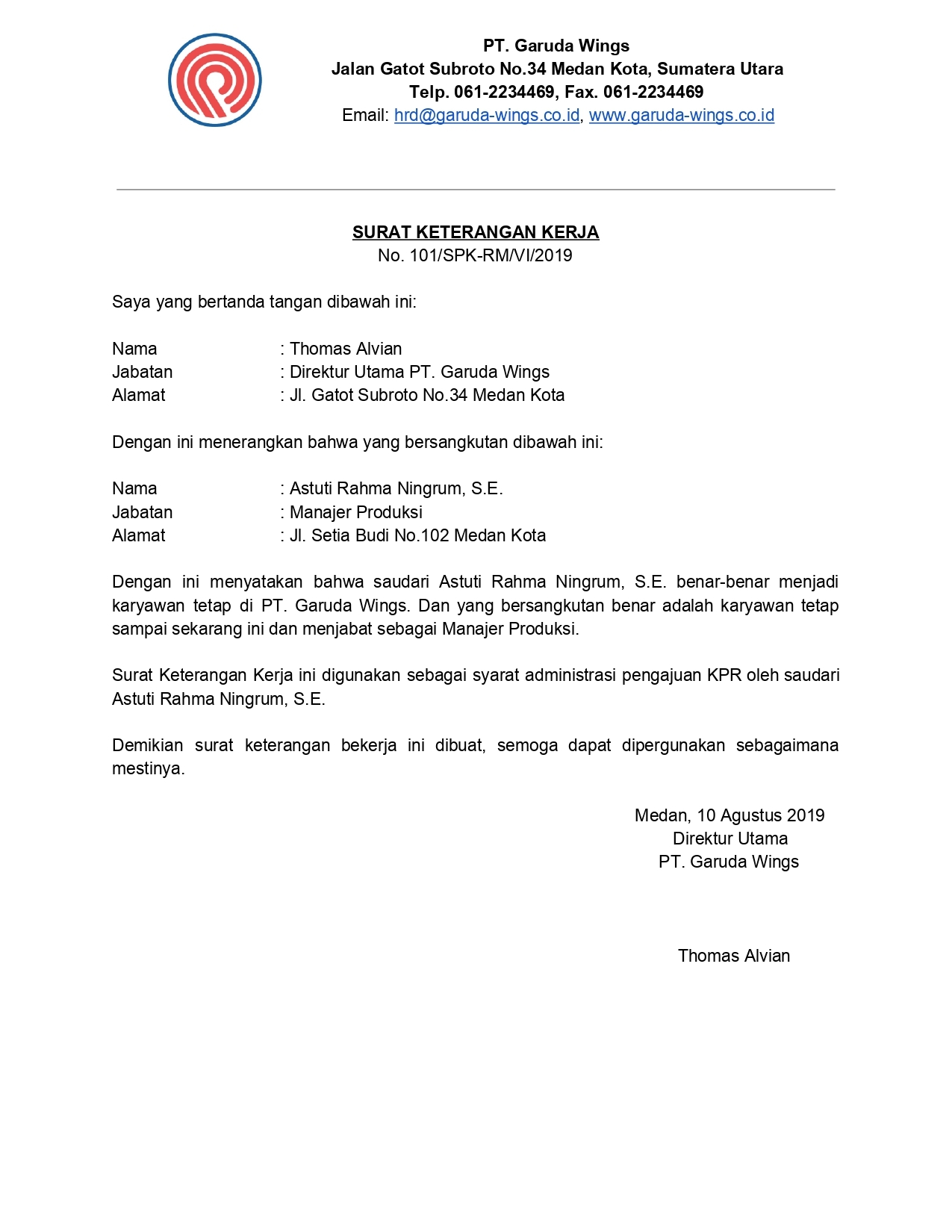 Detail Surat Jalan Kerja Nomer 7