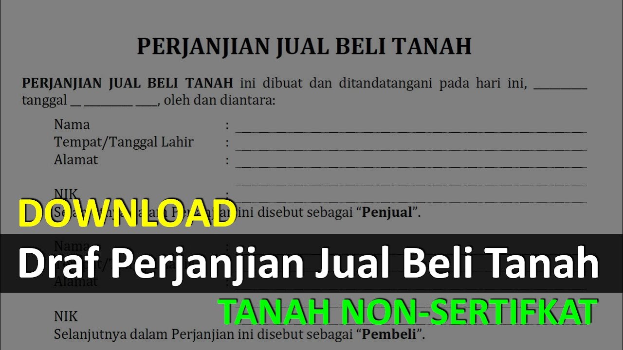 Download Surat Jual Beli Tanah Nomer 45