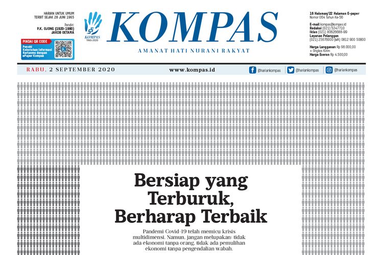 Detail Surat Kabar Kompas Nomer 21