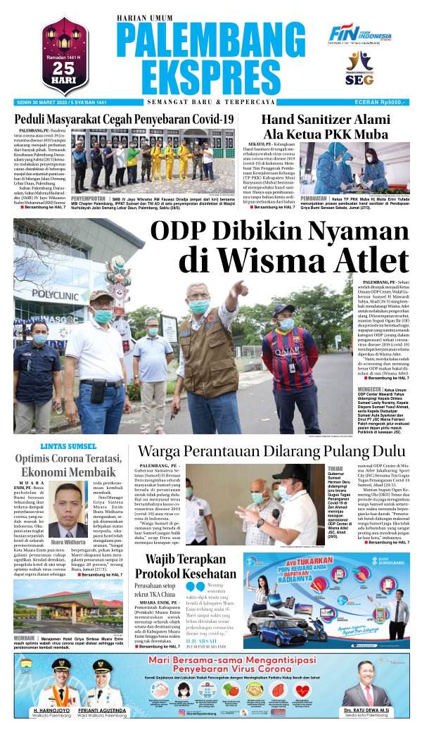 Detail Surat Kabar Palembang Nomer 41