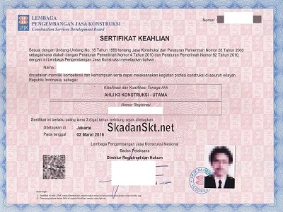 Detail Surat Keahlian Ska Nomer 19