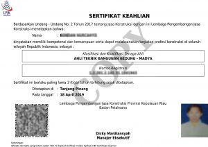 Detail Surat Keahlian Ska Nomer 25