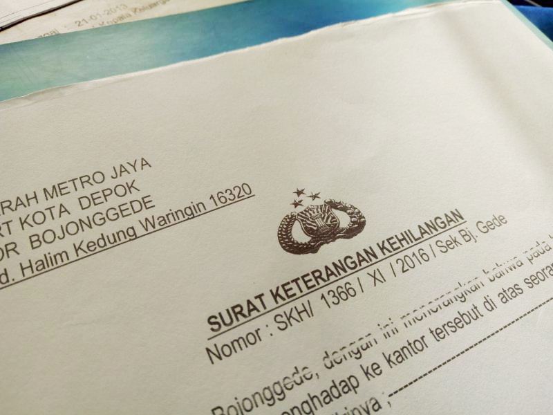 Detail Surat Kehilangan Atm Nomer 20