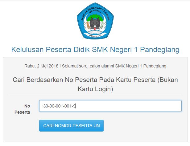 Detail Surat Kelulusan Smk Nomer 45