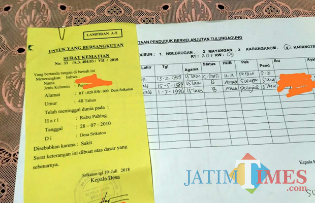 Detail Surat Kematian Dari Desa Nomer 44