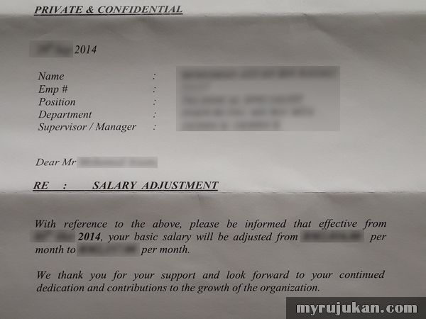 Detail Surat Kenaikan Gaji Nomer 41