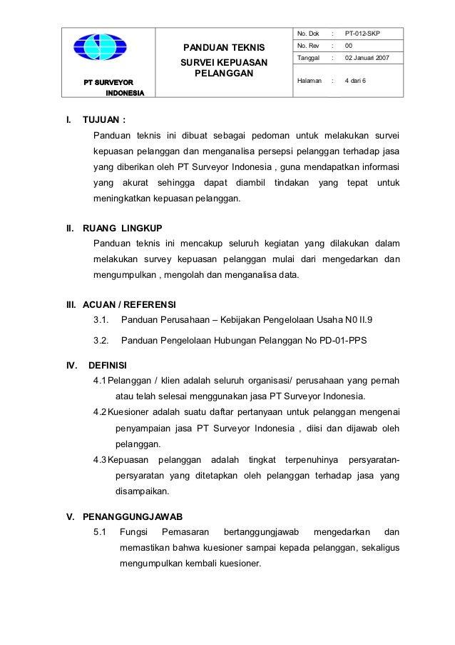 Detail Surat Kepuasan Pelanggan Nomer 25