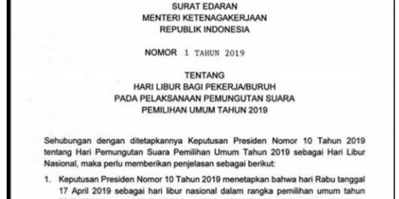 Detail Surat Keputusan Presiden Nomer 6