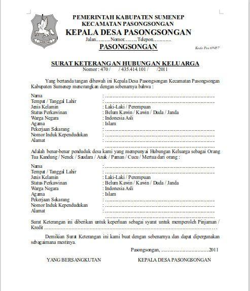 Detail Surat Keterangan Belum Memiliki Rumah Nomer 19