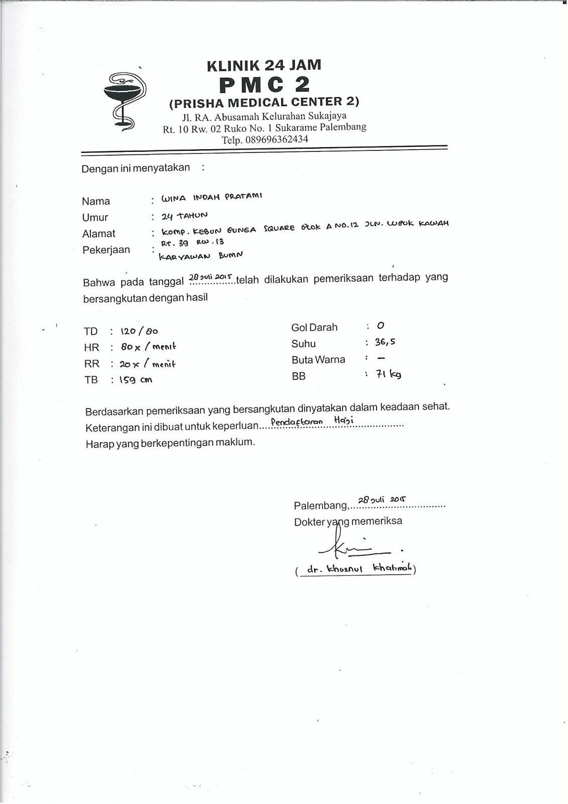 Detail Surat Keterangan Berbadan Sehat Bumn Nomer 7