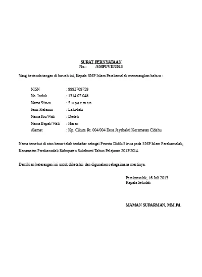 Detail Surat Keterangan Cerai Dari Kelurahan Nomer 30