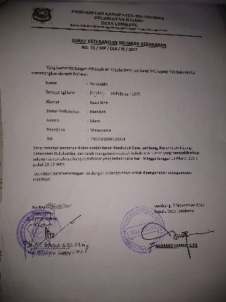 Detail Surat Keterangan Dari Desa Nomer 38