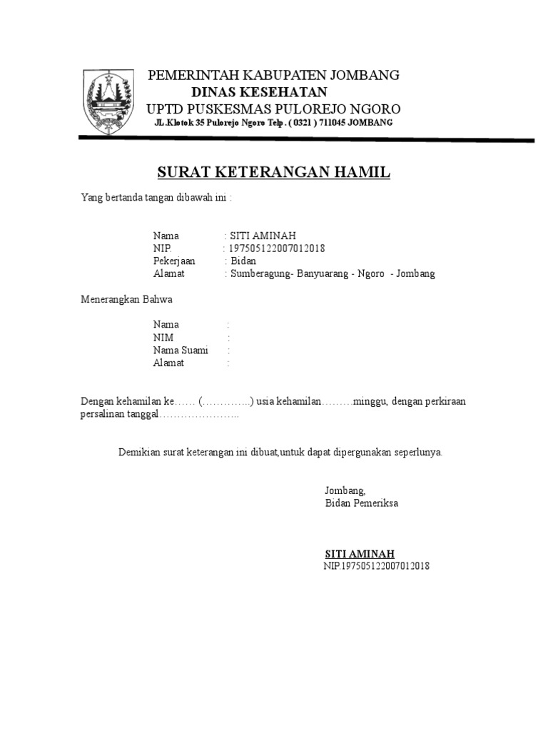 Detail Surat Keterangan Doc Nomer 36