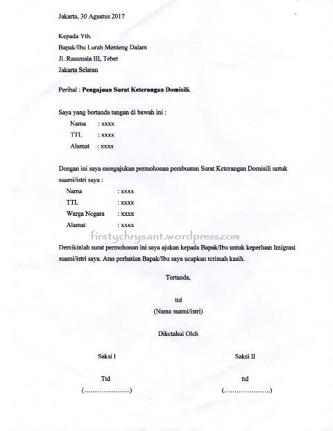 Detail Surat Keterangan Domisili Rt Nomer 51