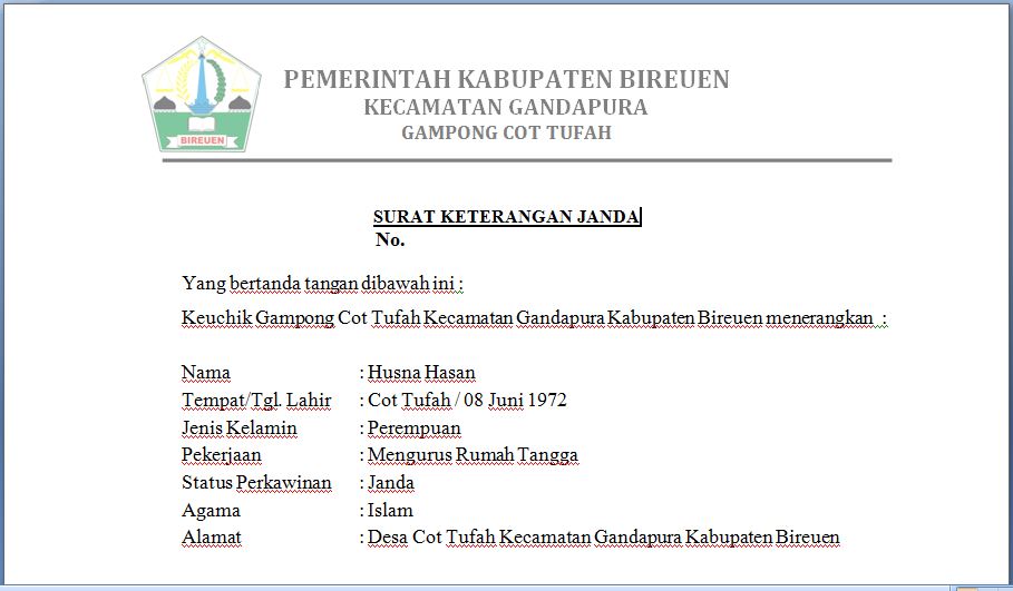 Download Surat Keterangan Duda Nomer 7