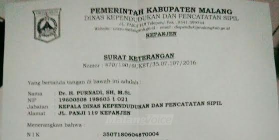 Detail Surat Keterangan E Ktp Nomer 13