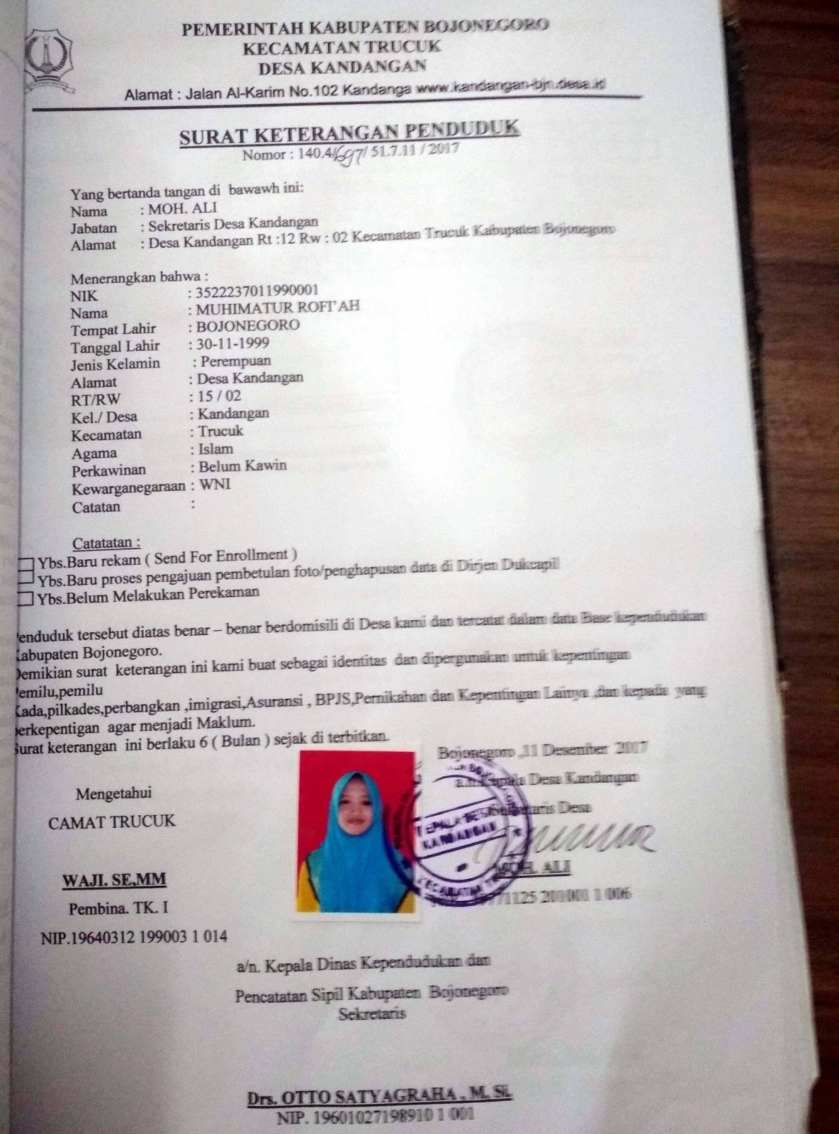 Detail Surat Keterangan E Ktp Nomer 28