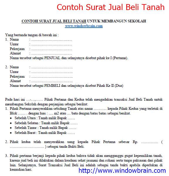 Detail Surat Keterangan Jual Beli Tanah Dari Desa Nomer 53