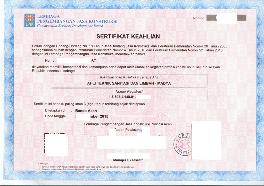 Surat Keterangan Keahlian - KibrisPDR