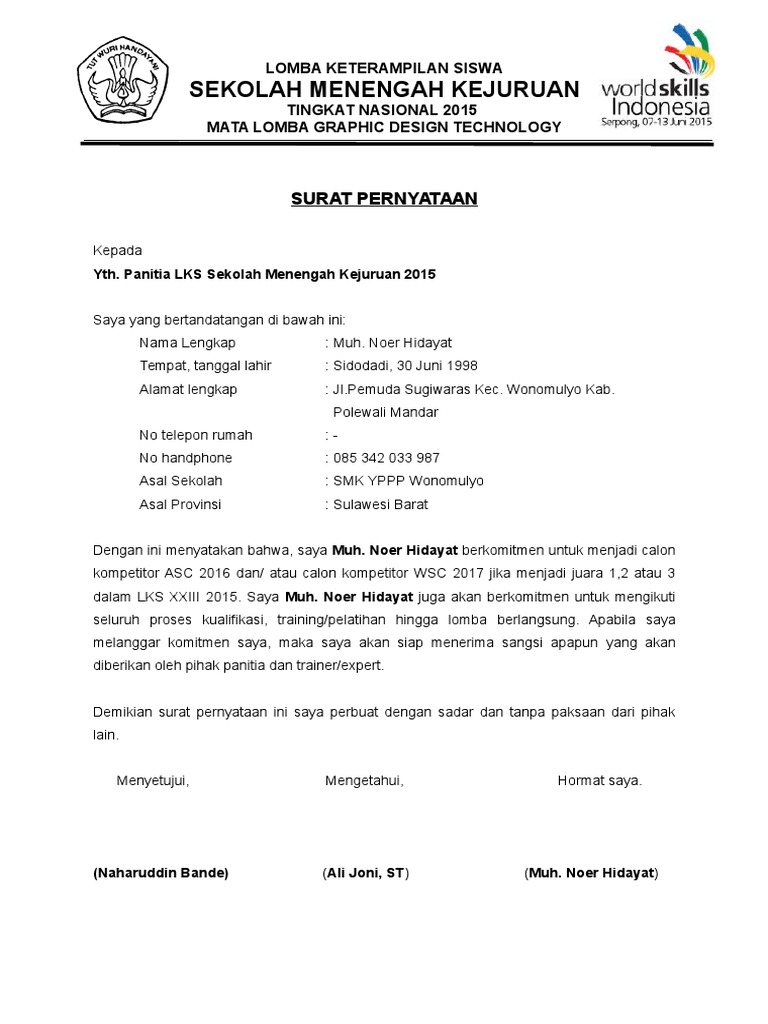 Detail Surat Keterangan Keterampilan Nomer 33