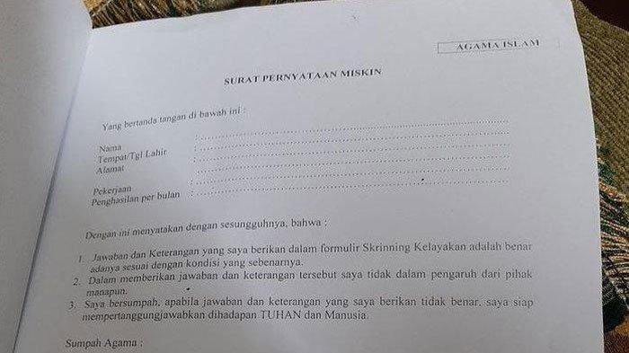 Detail Surat Keterangan Kurang Mampu Nomer 24