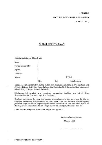 Detail Surat Keterangan Lahir Nomer 44