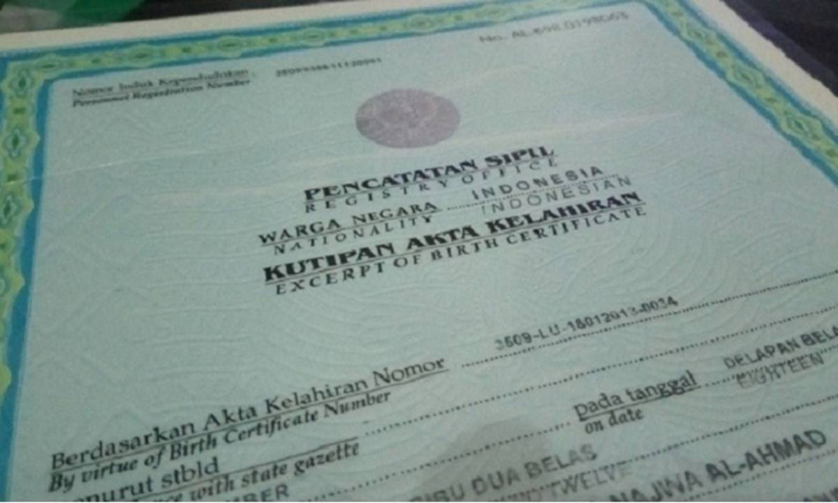 Detail Surat Keterangan Lahir Dari Rs Nomer 19