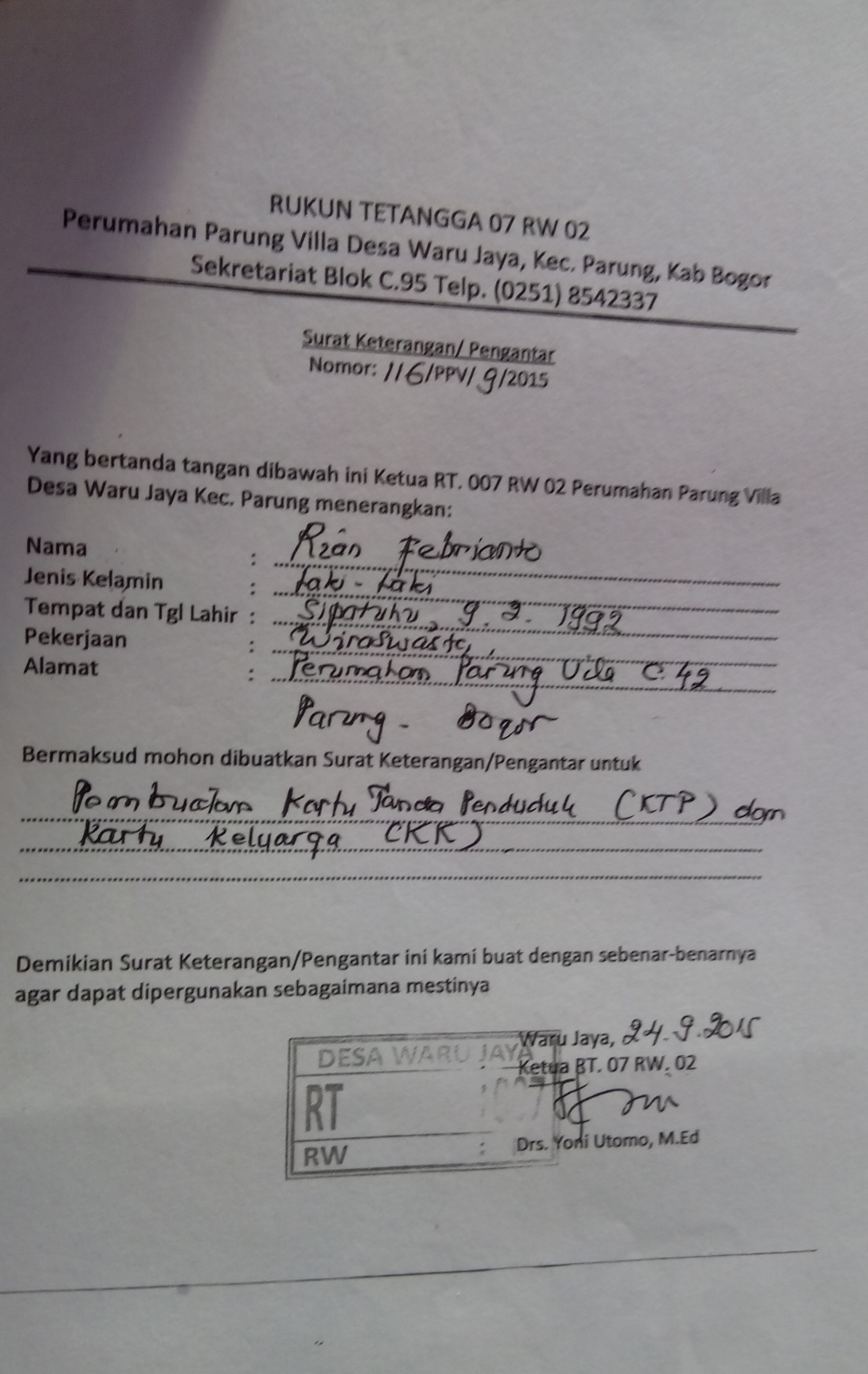 Detail Surat Keterangan Lahir Dari Rs Nomer 20