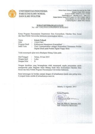 Detail Surat Keterangan Lulus Nomer 23