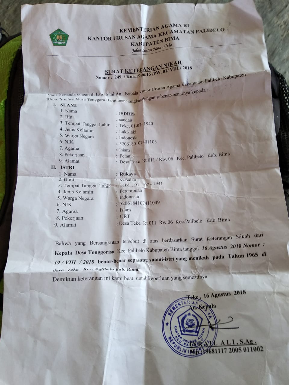 Detail Surat Keterangan Menikah Dari Desa Nomer 11