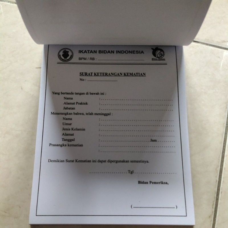 Detail Surat Keterangan Meninggal Nomer 40