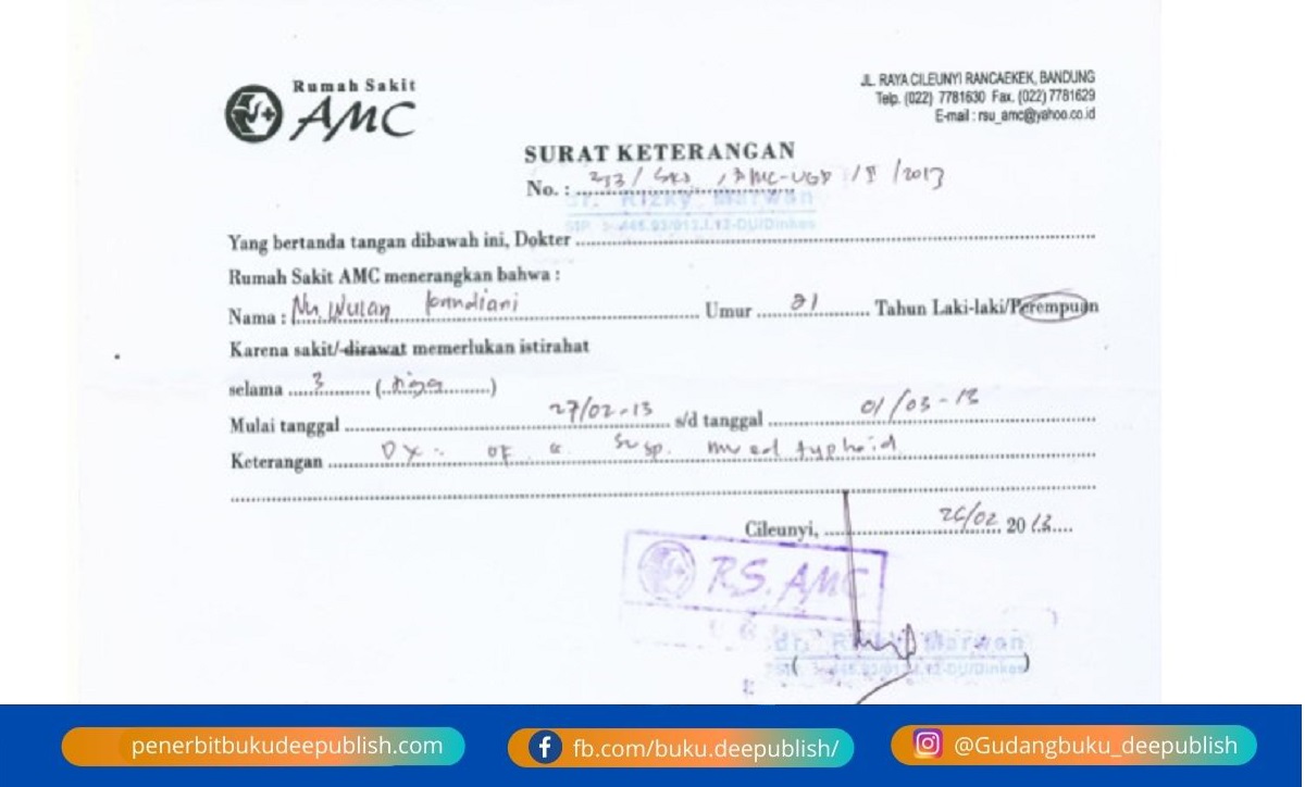 Detail Surat Keterangan Sakit Dari Puskesmas Nomer 26