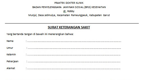 Detail Surat Keterangan Sakit Dari Puskesmas Nomer 44