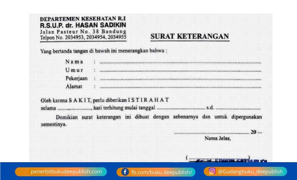 Detail Surat Keterangan Sakit Dari Rumah Sakit Nomer 2