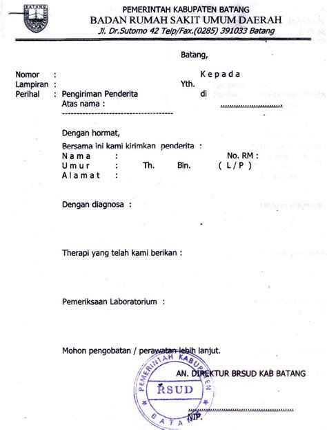 Detail Surat Keterangan Sakit Surabaya Nomer 12