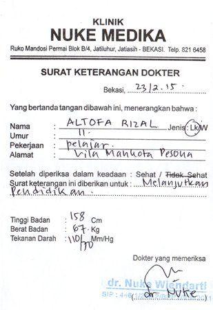 Detail Surat Keterangan Sehat Dari Klinik Nomer 28