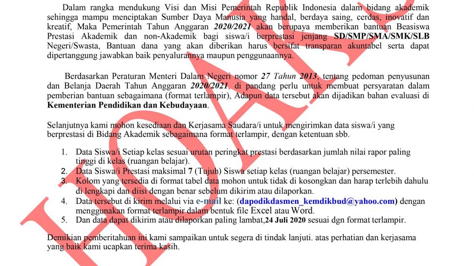 Detail Surat Keterangan Siswa Berprestasi Nomer 35