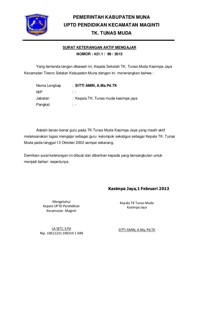 Detail Surat Keterangan Tugas Nomer 21