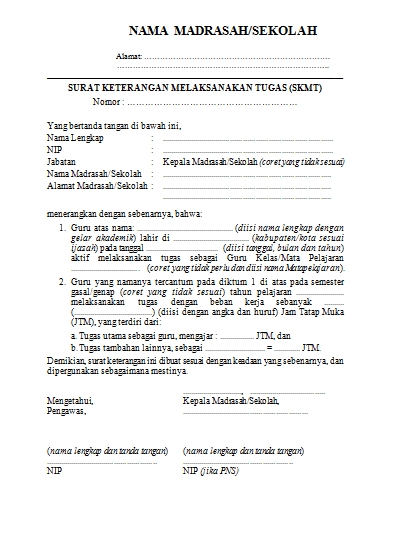 Detail Surat Keterangan Tugas Nomer 46