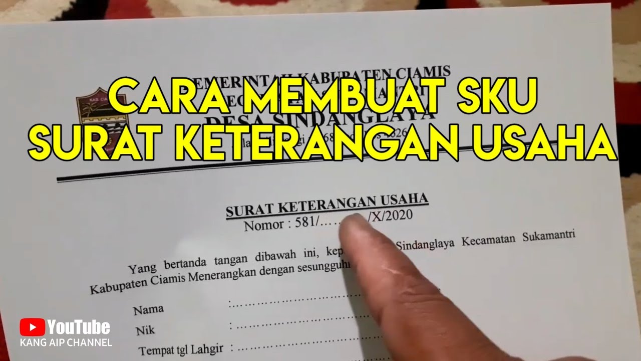 Detail Surat Keterangan Umkm Nomer 23