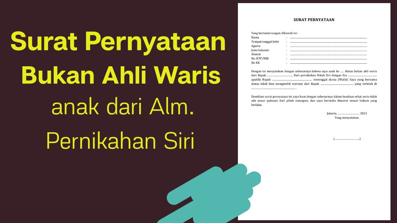 Detail Surat Keterangan Waris Nomer 35