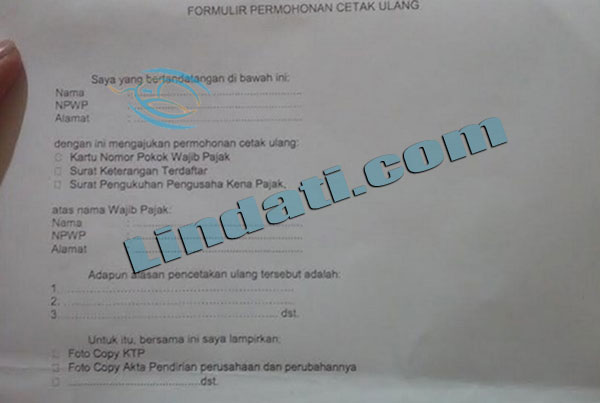 Detail Surat Kuasa Npwp Nomer 41