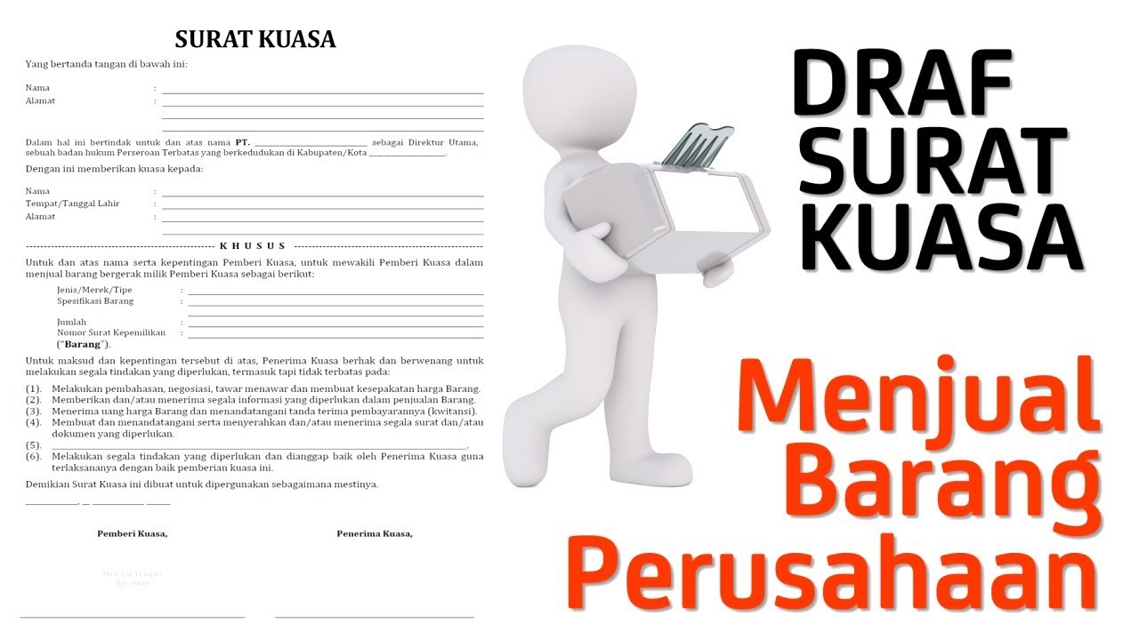 Detail Surat Kuasa Perusahaan Nomer 37