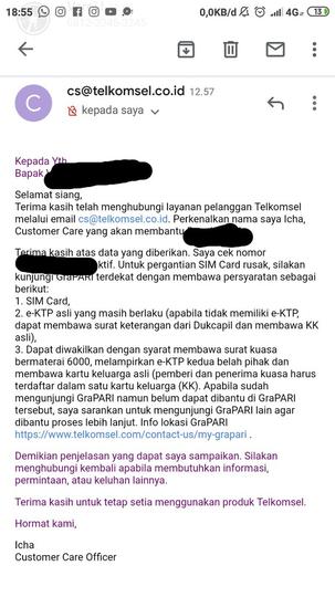 Detail Surat Kuasa Telkomsel Nomer 33