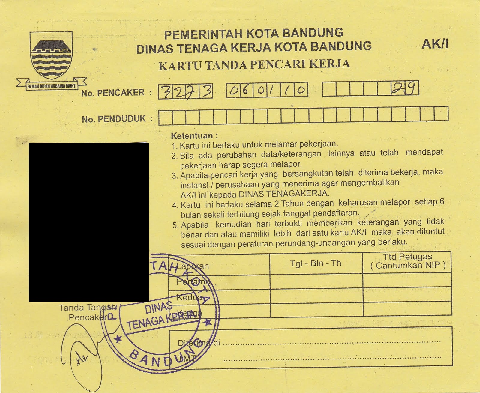 Detail Surat Kuning Disnaker Nomer 16